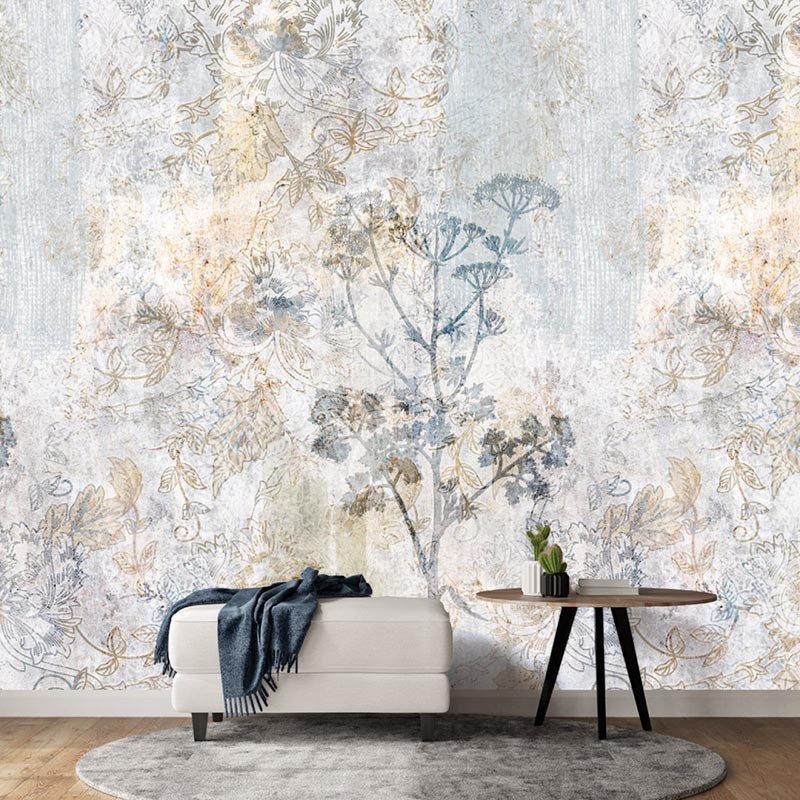 Vintage Nature Mural – Wall Candy Wallpaper